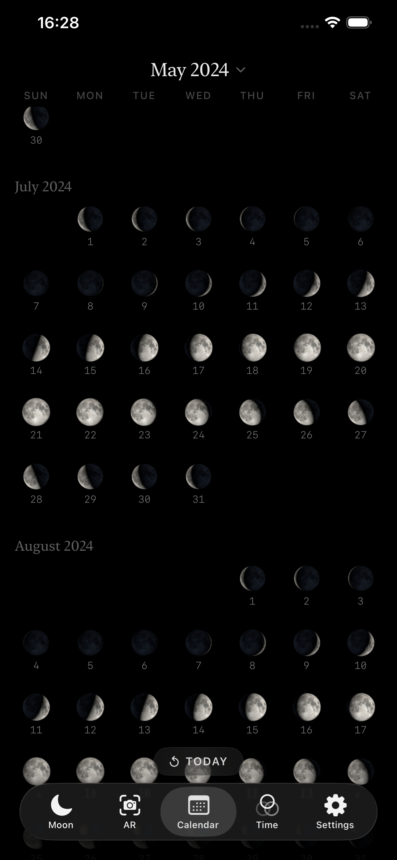 Moon Calendar
