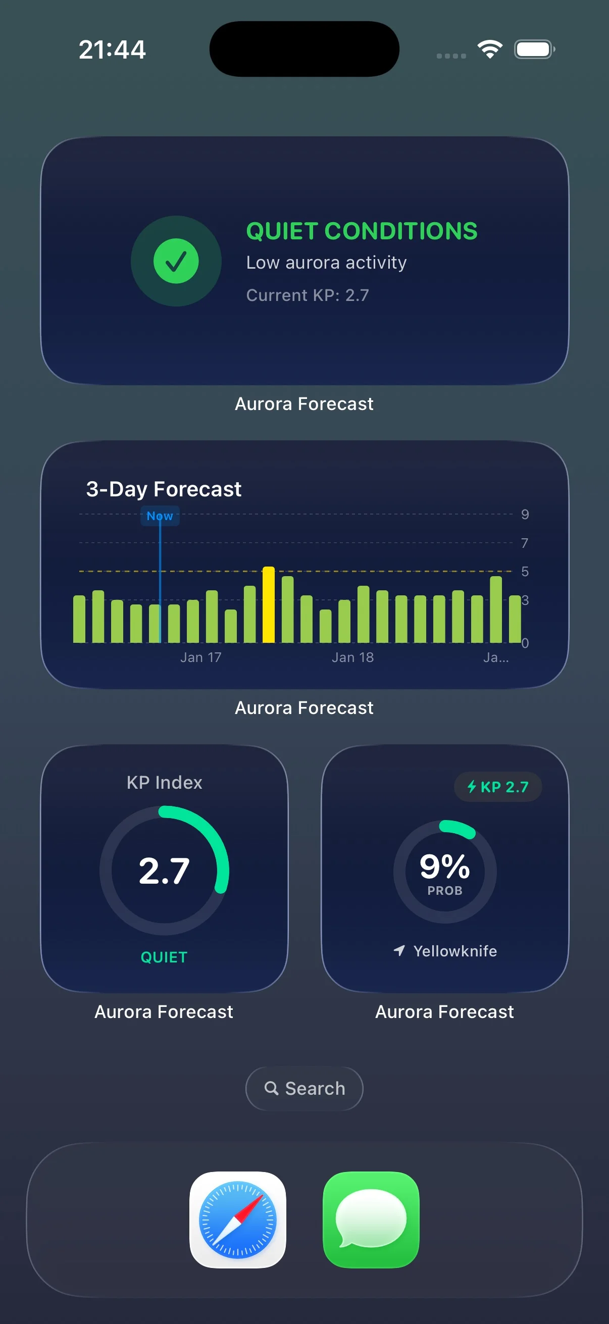 Widget Screen