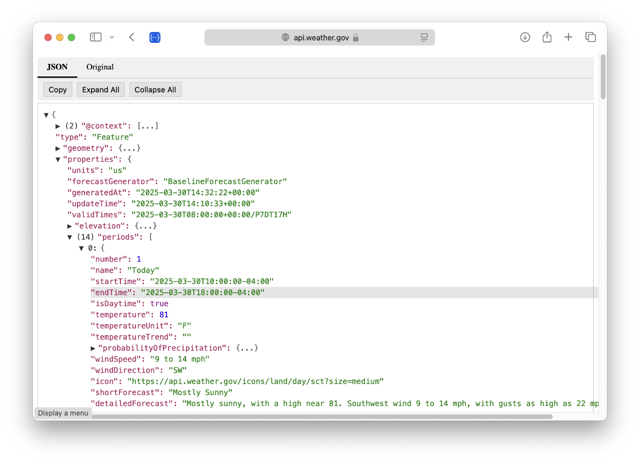 App preview